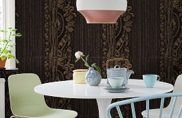 Обои 63P фото в интерьере кухни превью