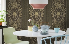 Обои 64P фото в интерьере кухни превью