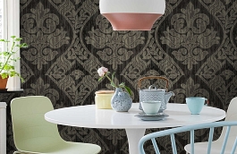 Обои 65T фото в интерьере кухни превью