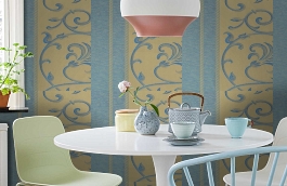 Обои 80AF-C фото в интерьере кухни превью