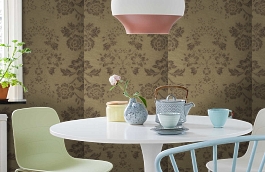 Обои FLD-6D фото в интерьере кухни превью