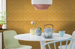 Обои ST3 G фото в интерьере кухни превью