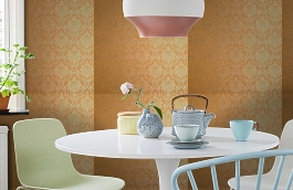 Обои KTE03024 фото в интерьере кухни превью