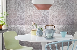 Обои KTE05016 фото в интерьере кухни превью