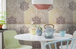 Обои KTE05027 фото в интерьере кухни превью