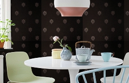 Обои KTE05031 фото в интерьере кухни превью