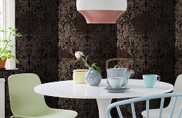 Обои KTE05032 фото в интерьере кухни превью