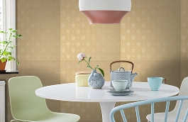 Обои KTE06009 фото в интерьере кухни превью