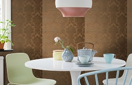 Обои KTE06021 фото в интерьере кухни превью