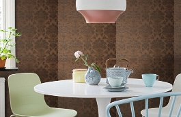 Обои KTE06025 фото в интерьере кухни превью