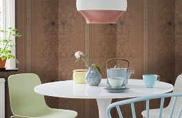 Обои KTE06026 фото в интерьере кухни превью