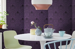 Обои KTE06031 фото в интерьере кухни превью