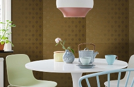 Обои KTE06040 фото в интерьере кухни превью