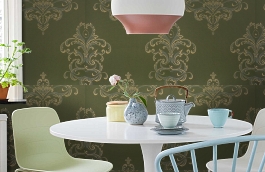 Обои KTE10001 фото в интерьере кухни превью