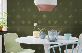 Обои KTE10003 фото в интерьере кухни превью