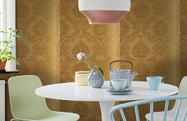 Обои KTE10013 фото в интерьере кухни превью