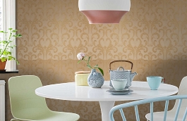 Обои KTE10022 фото в интерьере кухни превью