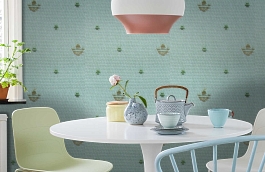 Обои SV14 фото в интерьере кухни превью