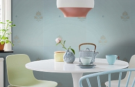 Обои SV23 фото в интерьере кухни превью