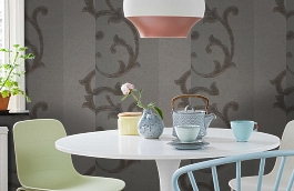 Обои 11SU-R фото в интерьере кухни превью