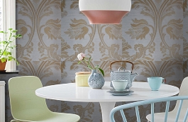 Обои KTE07001 фото в интерьере кухни превью