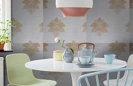 Обои KTE07003 фото в интерьере кухни превью