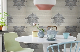 Обои KTE07007 фото в интерьере кухни превью