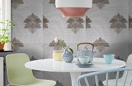 Обои KTE07010 фото в интерьере кухни превью