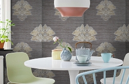 Обои KTE07013 фото в интерьере кухни превью