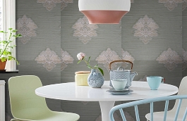 Обои KTE07028 фото в интерьере кухни превью