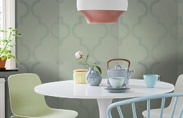 Обои 9600B2 фото в интерьере кухни превью