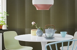 Обои 9620M2 фото в интерьере кухни превью