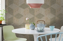 Обои 13BRD-C фото в интерьере кухни превью