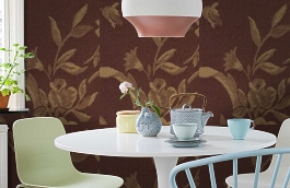 Обои 13AMF-V фото в интерьере кухни превью