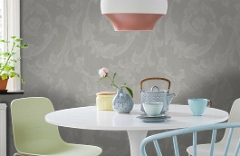 Обои 1AMF-M фото в интерьере кухни превью