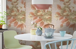 Обои 2CRE-F фото в интерьере кухни превью