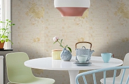 Обои 6CRE-R фото в интерьере кухни превью