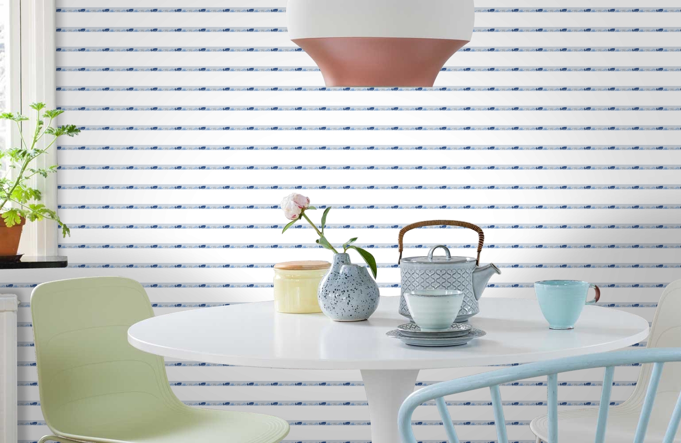 Обои 35708-4 фото в интерьере кухни