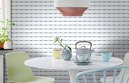 Обои 35708-4 фото в интерьере кухни превью