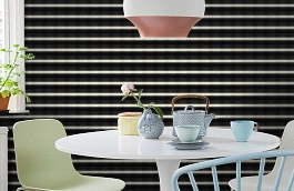 Обои 571-3 фото в интерьере кухни превью