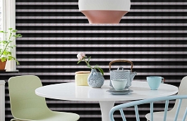 Обои 572-3 фото в интерьере кухни превью