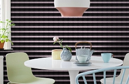 Обои 573-1 фото в интерьере кухни превью