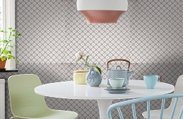 Обои 19-MA-R фото в интерьере кухни превью