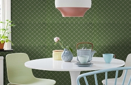 Обои 2-MA-R фото в интерьере кухни превью