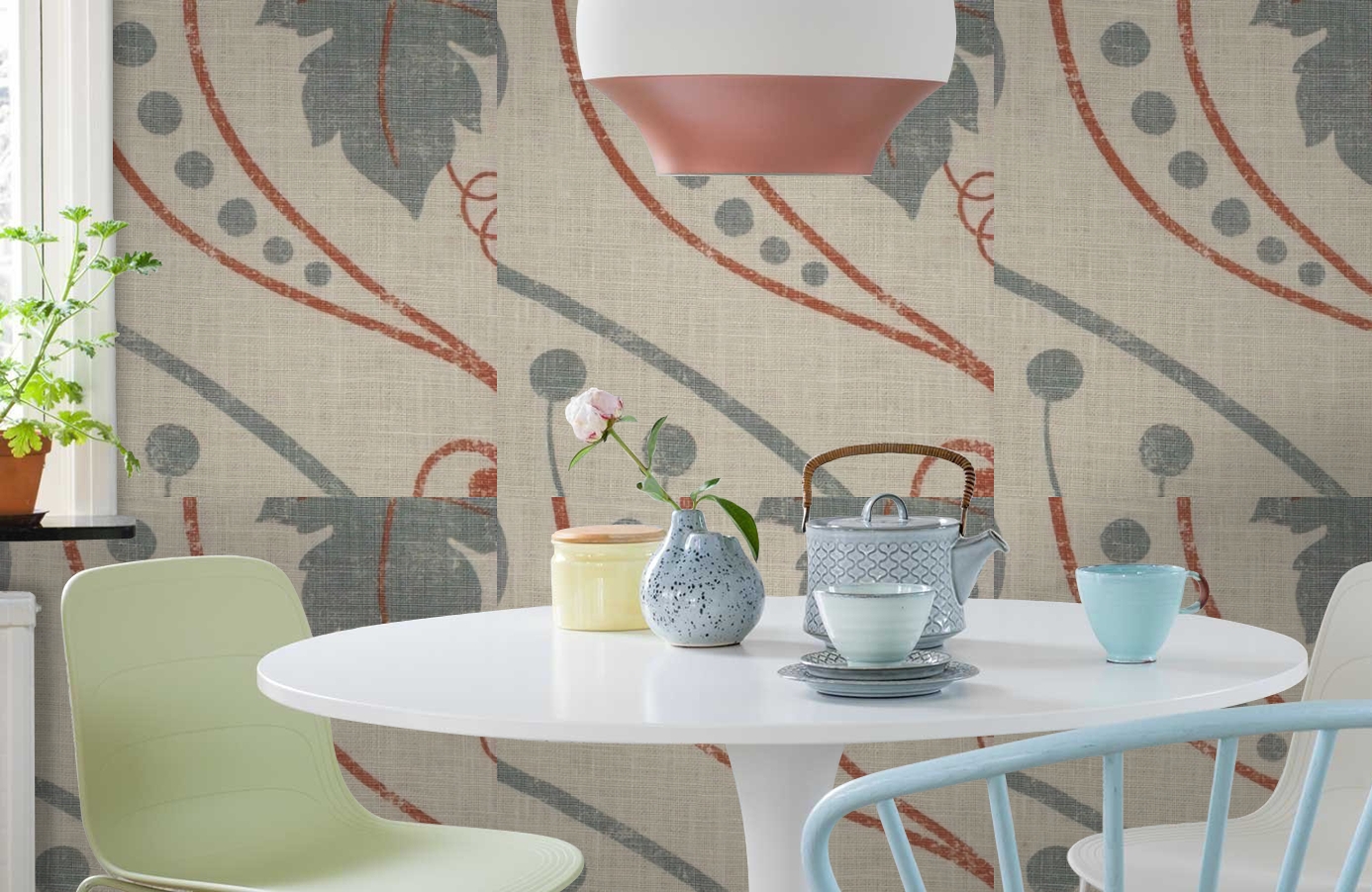 Обои Chateau-Sienna-Wpcw161633 фото в интерьере кухни