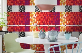 Обои 2763 фото в интерьере кухни превью