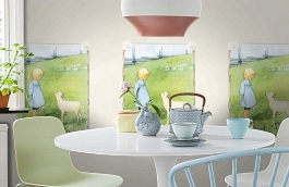 Обои 6269 фото в интерьере кухни превью