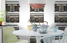 Обои P132401-3 фото в интерьере кухни превью