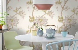 Обои Indienne 3 фото в интерьере кухни превью