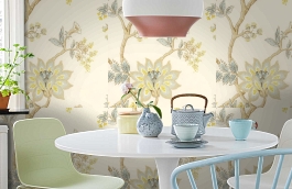 Обои Indienne-Quince-Wpcw43656 фото в интерьере кухни превью